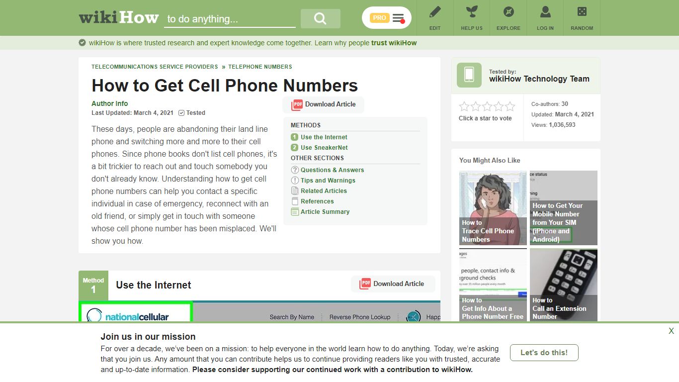 How to Get Cell Phone Numbers: 5 Steps (with Pictures) - wikiHow